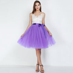 Layered Tutu Tulle Womens High Waist Skirts