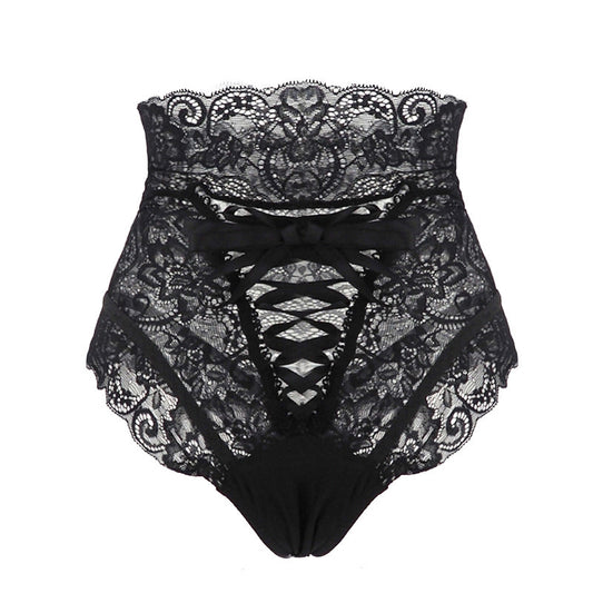 HighWaist Lace Panties Thongs Women Underwear