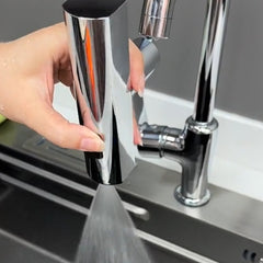 Kitchen Faucet Waterfall Outlet Splash Proof Universal Rotating Bubbler