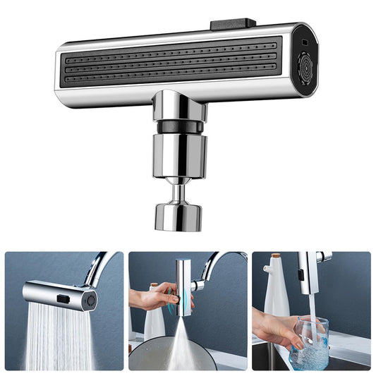 Kitchen Faucet Waterfall Outlet Splash Proof Universal Rotating Bubbler