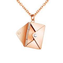 Fashion Jewelry Envelop Necklace