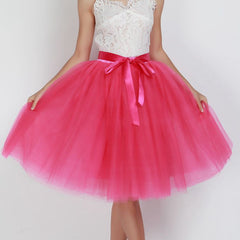 Layered Tutu Tulle Womens High Waist Skirts