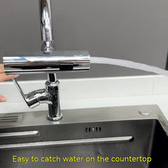 Kitchen Faucet Waterfall Outlet Splash Proof Universal Rotating Bubbler