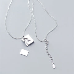 Fashion Jewelry Envelop Necklace