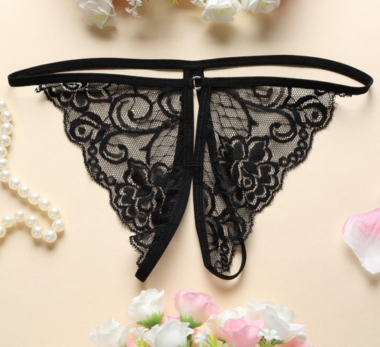 Women Lace Tulle Lingerie Set