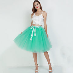 Layered Tutu Tulle Womens High Waist Skirts