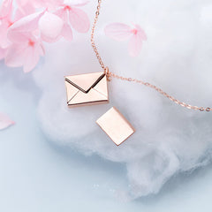 Fashion Jewelry Envelop Necklace