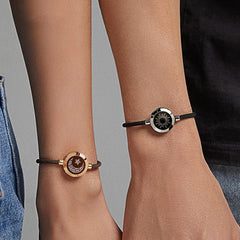 Sun-Moon Smart Sensing Couple Bracelet