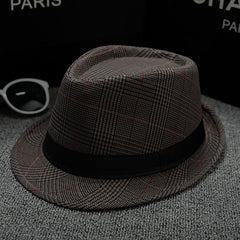 British Houndstooth European And American Sun Hats For Men